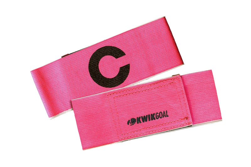 Kwik Goal Captain "C" Arm Band, Pink - Image 1
